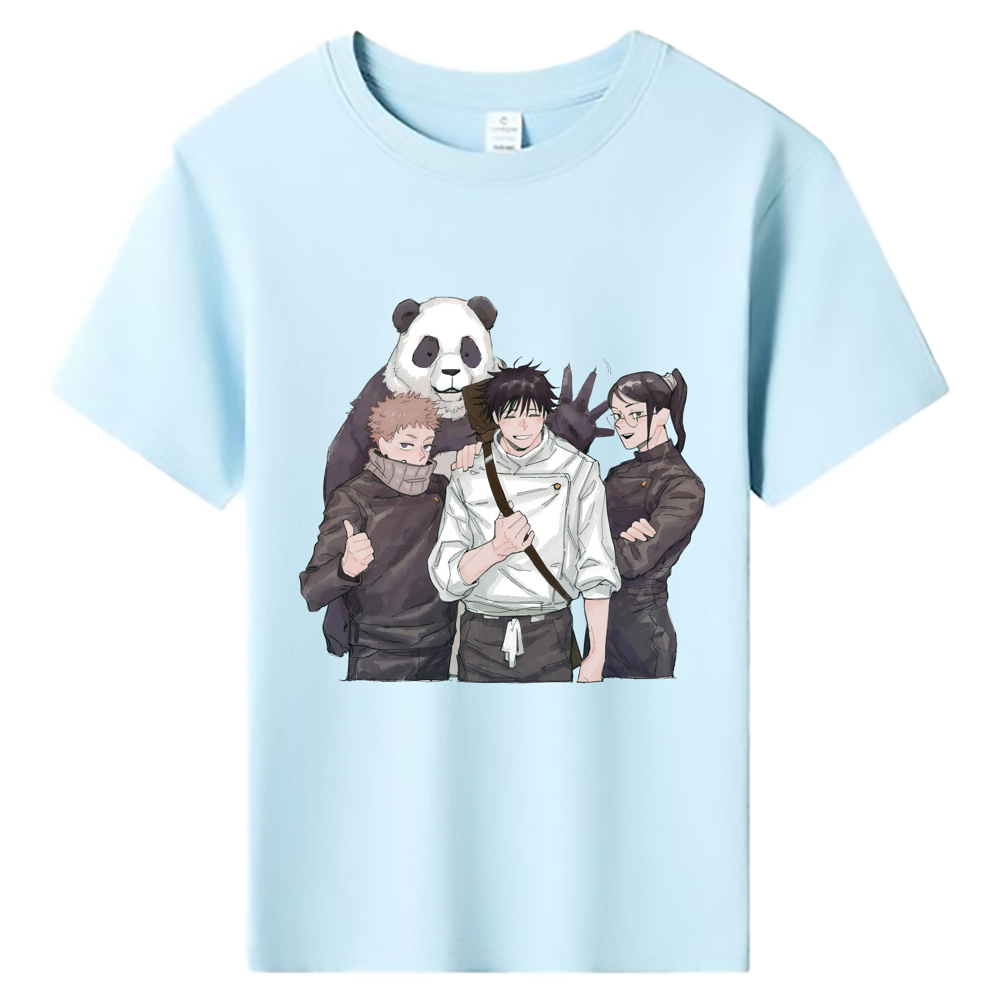 （画像用） 呪術廻戦 Jujutsu Kaisen 綿100％キッズTシャツ（フロントプリント）